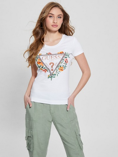 Triangle Flowers Tee