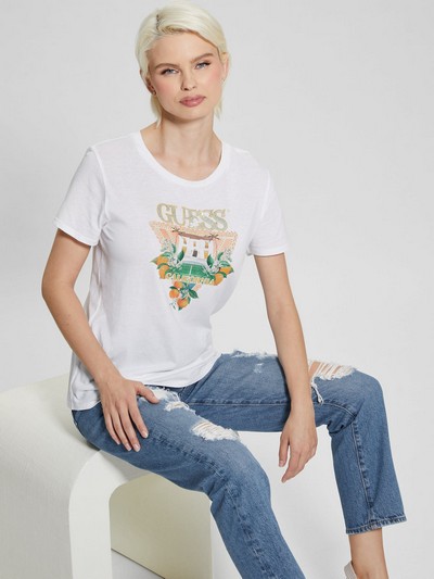 GUESS Mansion Logo Easy Tee