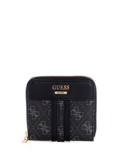 beige guess wallet