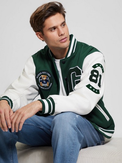 GUESS Bear Varsity Jacket