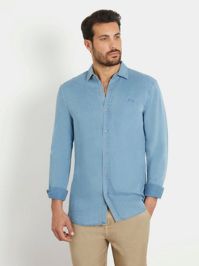 Collin Tencel Indigo Shirt