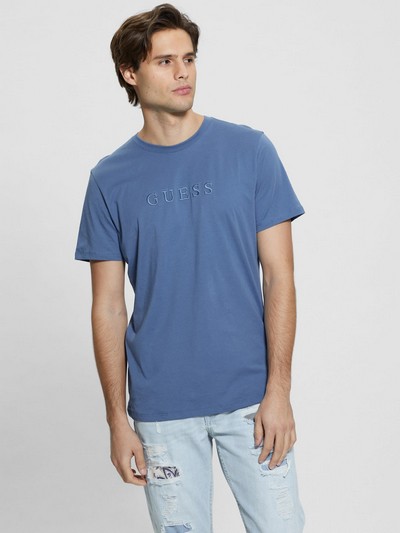 Classic Pima Embroidered Logo Tee