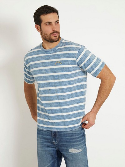 Indigo Striped Tee