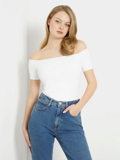 Off-shoulder Cristal Bodysuit