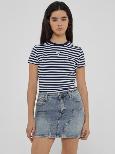 GUESS Originals Core Striped Baby Tee