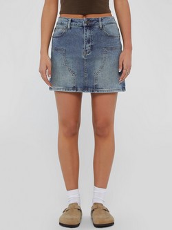 Go Panel Denim Skirt